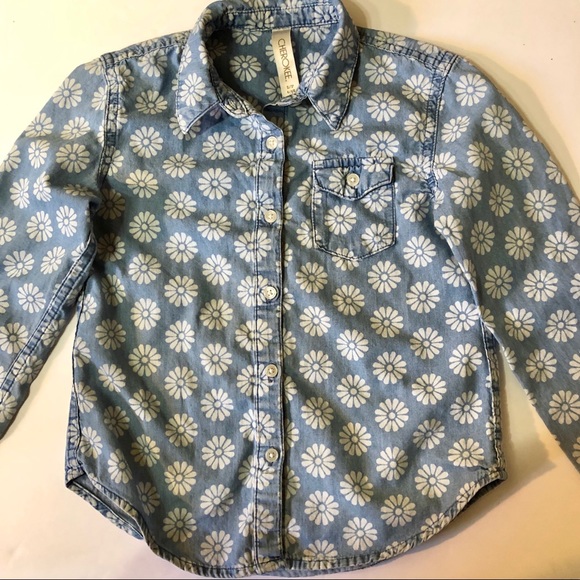 Girls Denim Outfit Set Size Small - Picture 2 of 6